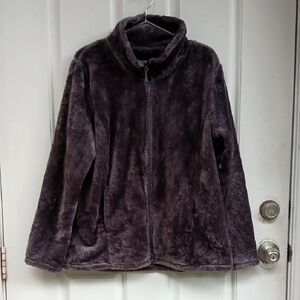 32 DEGREES HEAT Faux Fur Zip Jacket SZ XL